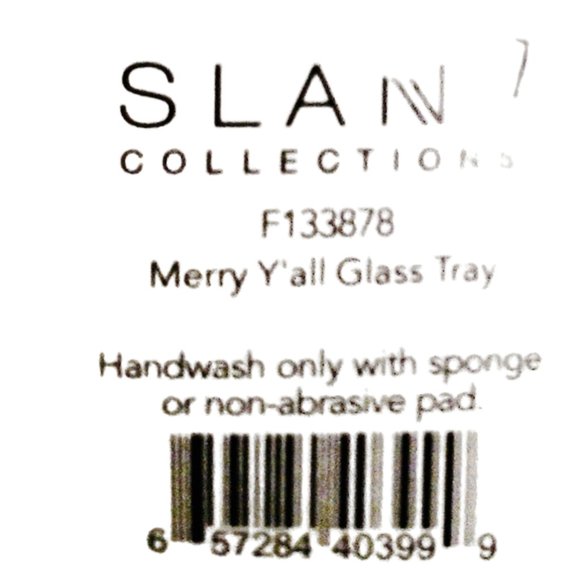 Christmas Glass Appetizer Tray,  Set of 4 Snack Plates, Glass Dessert Plates - Picture 7 of 10